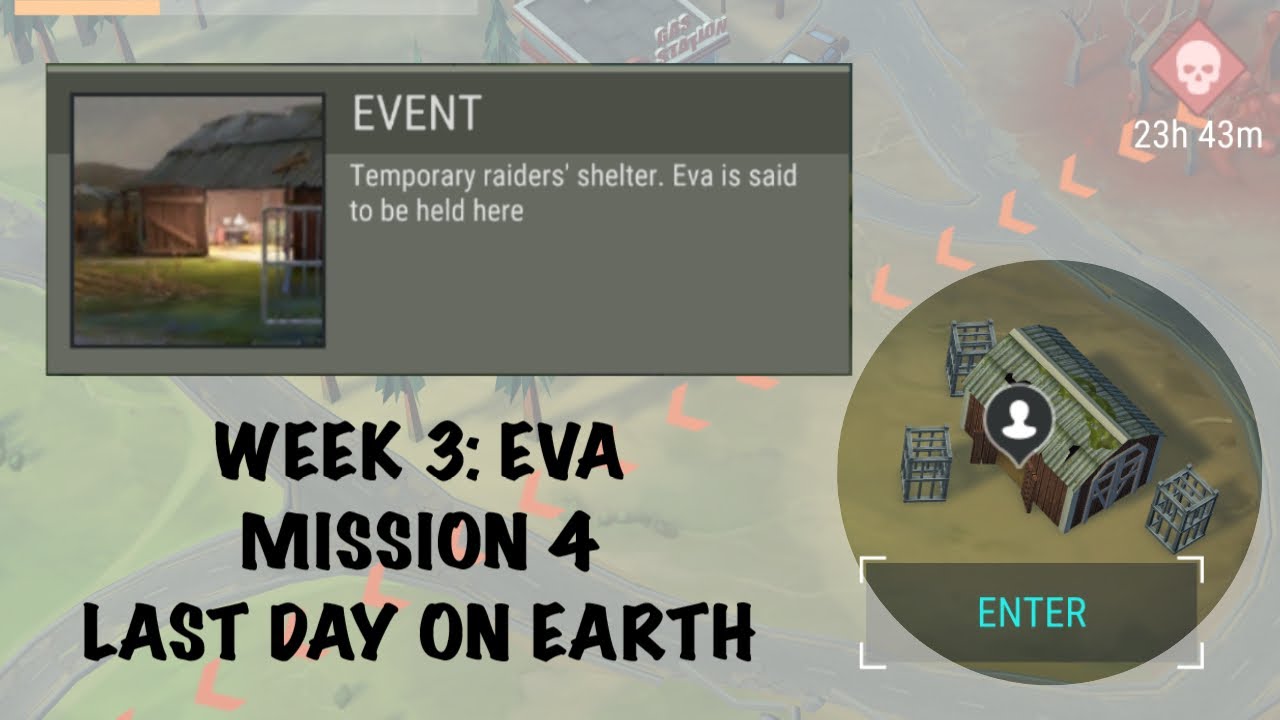 [Season 12 Week 3: Eva] Mission 4: TEMPORARY RAIDERS CAMP - Last day on earth Survival