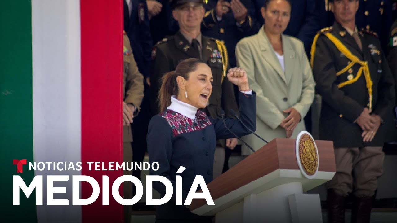 Trump se atribuyó muerte de 'El Mencho' y Sheinbaum responde | Noticias Telemundo