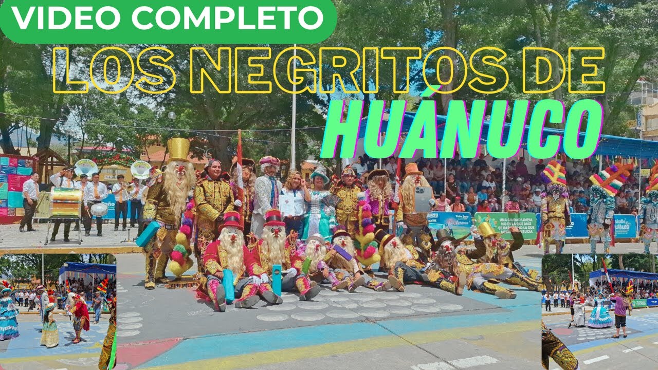 Los Negritos de Huánuco 🇵🇪 2025  en la Plaza mayor de Huánuco | Cofradía Niño Jesús de la Florida