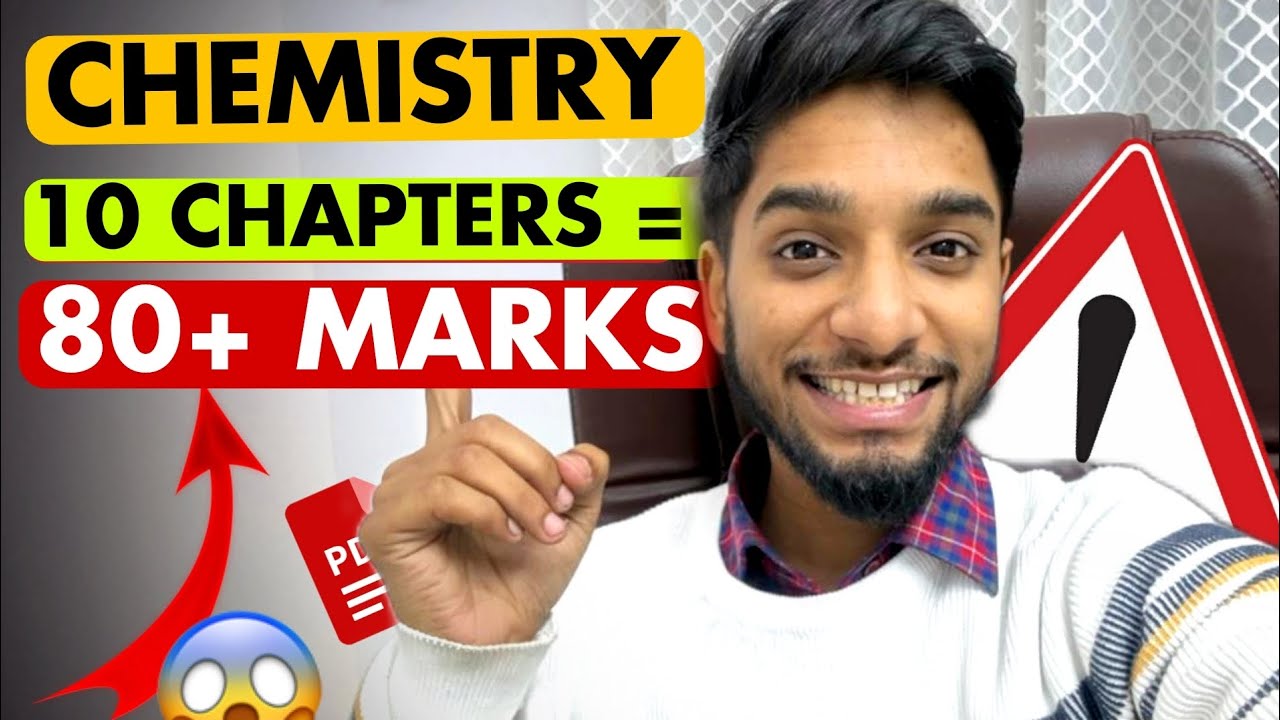 JEE Mains 2025: 10 Chapters = 80+ marks in chemistry🔥 - YouTube