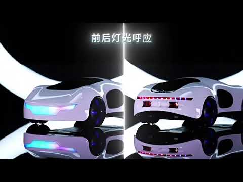 Машина на радіокеруванні з парогенерацією підсвічуванням музикою та сенсорним браслетом масштаб 1:16 зарядна станція, видео 1