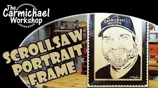 Scroll Saw Portrait Picture Frame