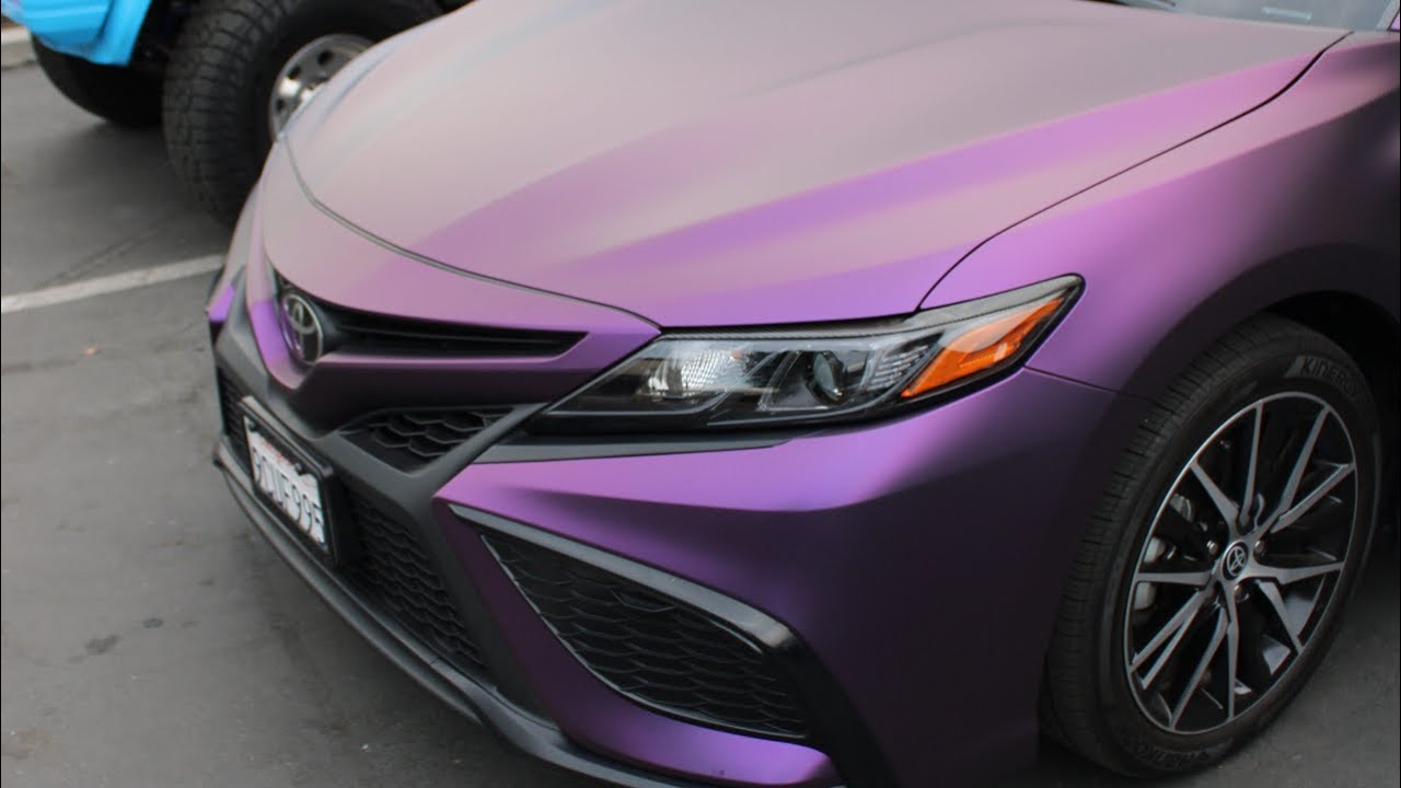 2023 Camry Matte Purple with starlight kit! YouTube