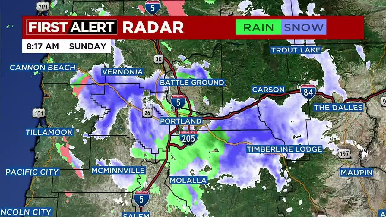 First Alert Sunday morning FOX 12 weather forecast (12/4)