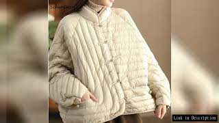 Download Lagu Schinteon Women Ultralight White Duck Down Jacket Over Size Loose Casual Autumn Winter Outwear Vinta MP3