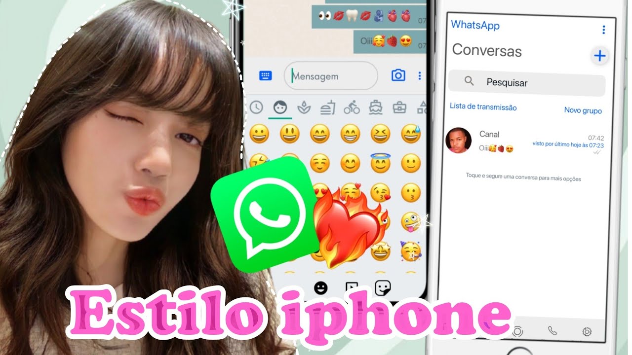 SAIU!🤩 WHATSAPP IGUAL IPHONE iOS 15 NO ANDROID 2021 🥑 - YouTube