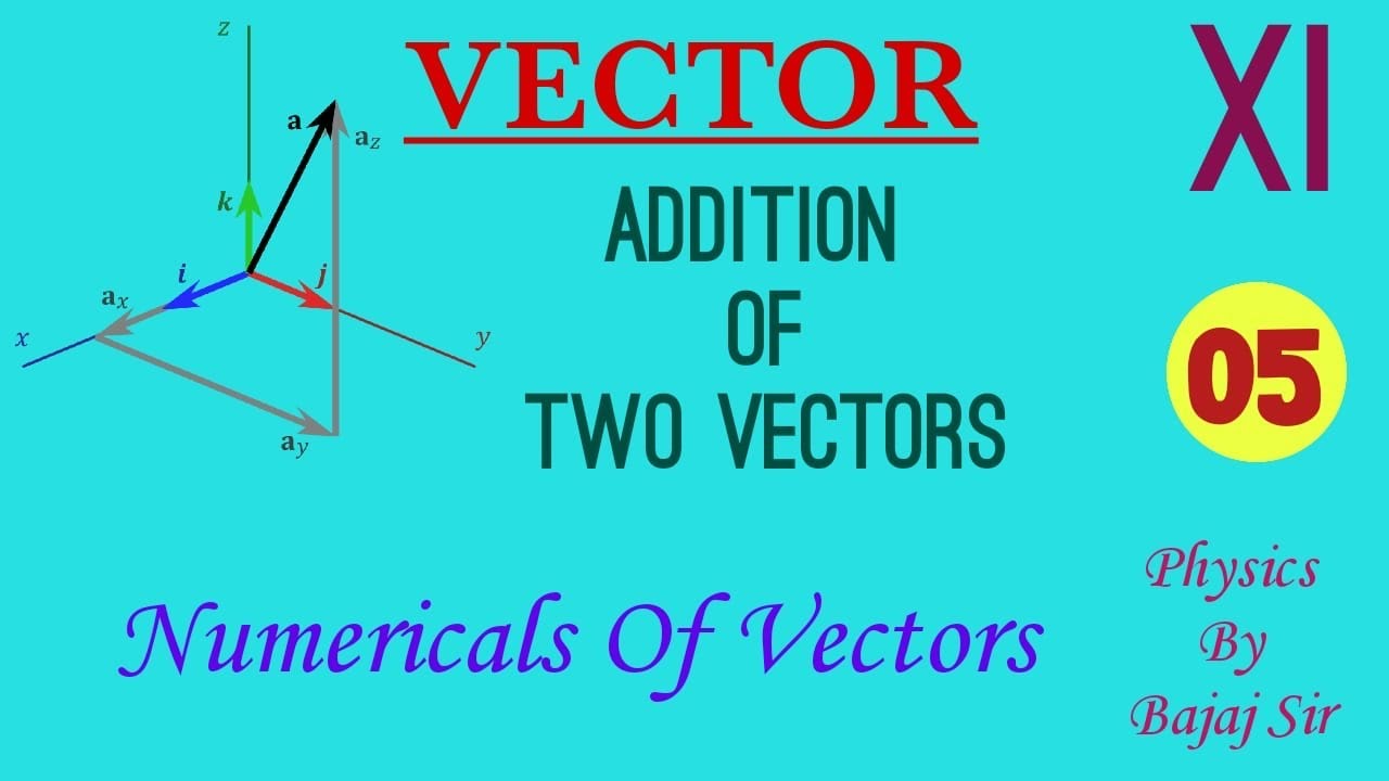 Class 11 Vector lecture 5 YouTube