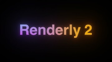 Renderly 2 Trailer - Change the way you render in After Effects