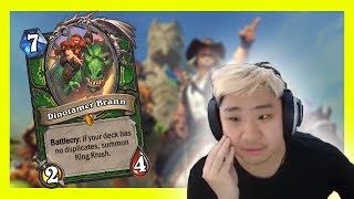 Practice for GM with Dinotamer-Brann Hunter | Saviors of Uldum | Hearthstone