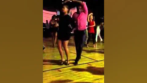 Gloria Burgos social dancing @NY Salsa congres