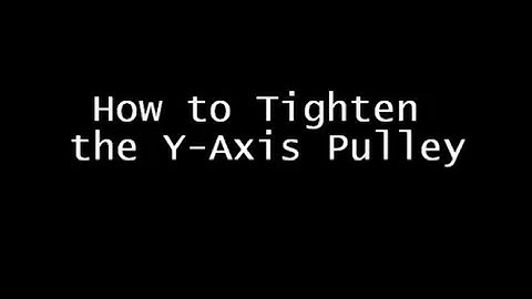 MakerBot Support | Replicator - Tightening the Y Axis Pulley