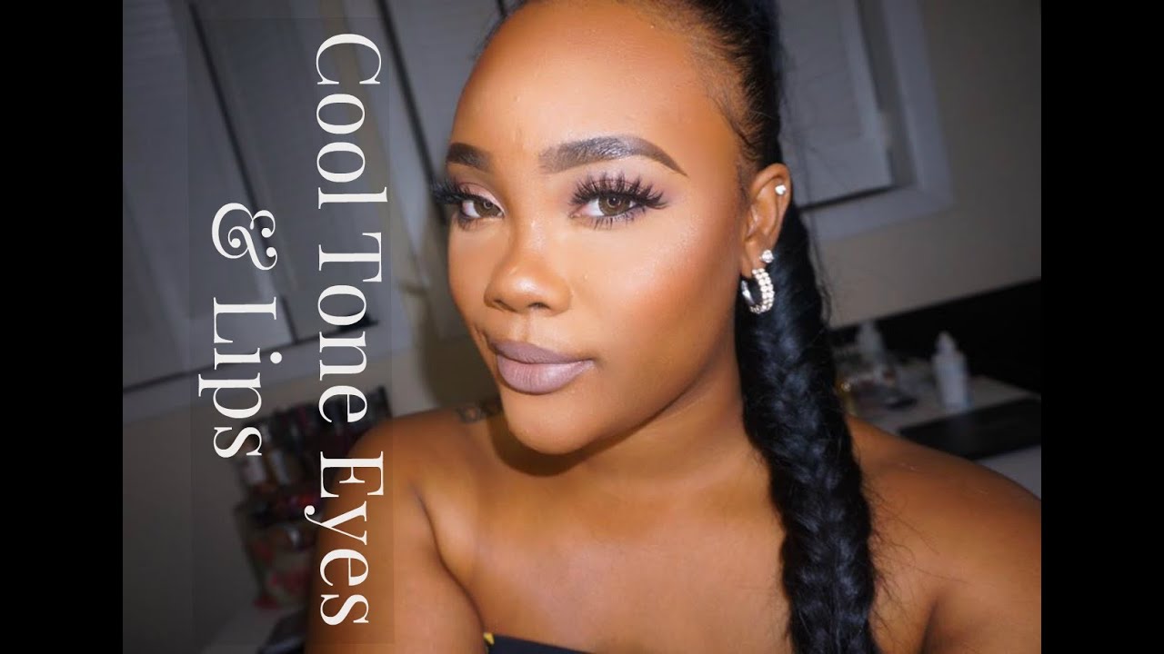 Cool Tone Eyes & Lips Makeup Tutorial - YouTube