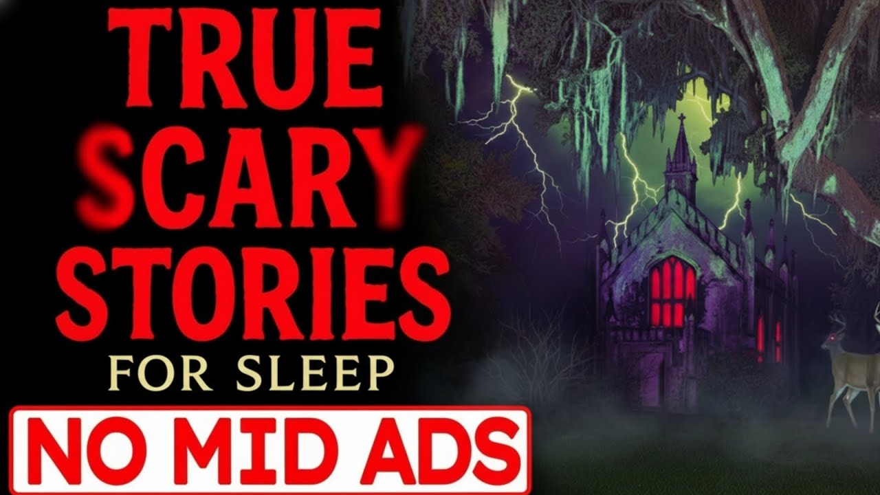 NO ADS 🛑 2 HOURS of TRUE Scary Stories for Sleep | Gentle Rain Sounds | Black Screen | Vol 36
