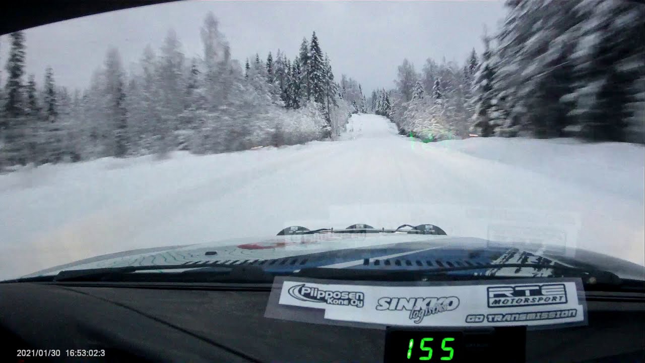 Ilomantsi Ralli 2021 ek5  Paavilainen/Hämäläinen big crash