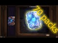 OPENING 70 PACKS (44 new March of the Lich King )