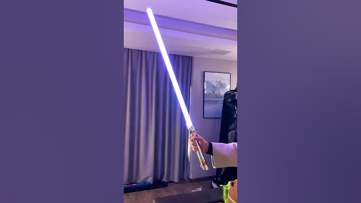 Oops! I got a lightsaber!