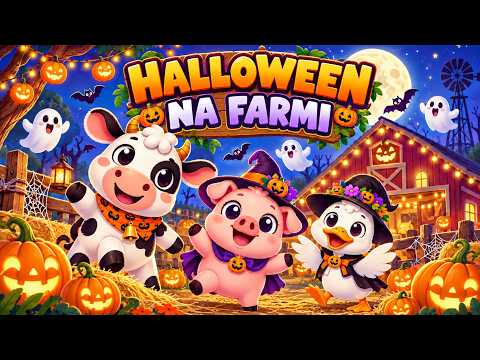 Halloween na Farmi 🎃🐮 + 5 Malih Duhića 👻 Dječje Pjesmice na Hrvatskom