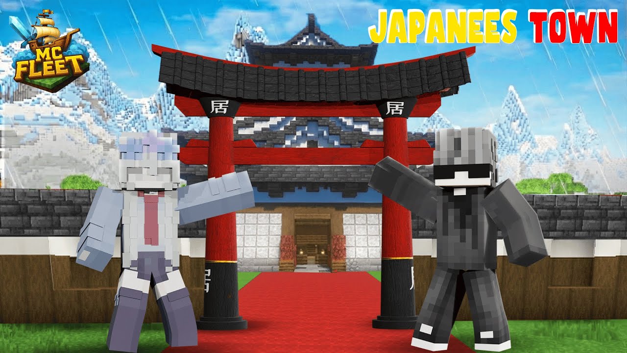 ! I BUILD A JAPANESE TOWN 