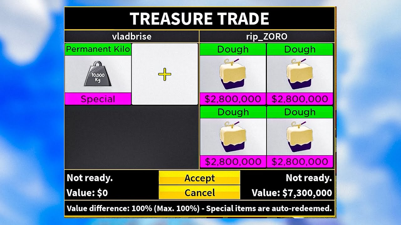 What People Trade For CONTROL FRUIT? Trading in Blox Fruits 