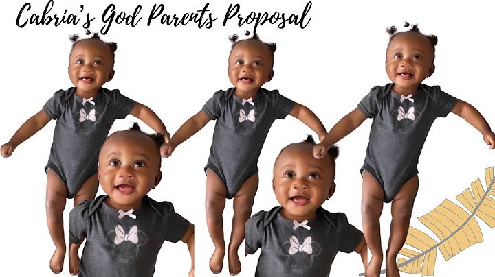 SURPRISE GOD PARENTS PROPOSAL | Cabria’s God Parents 🤍