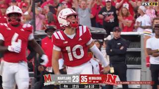 Nebraska QB Anthony Colandrea highlights vs Maryland