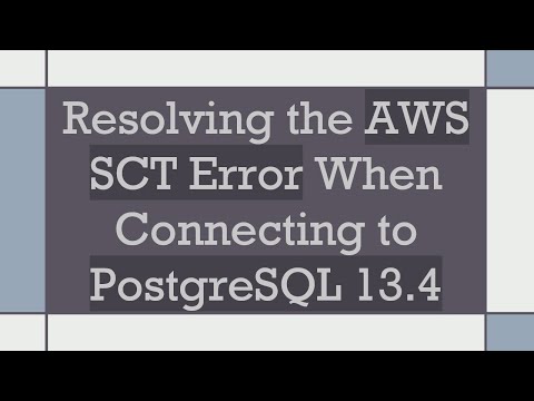 Resolving the AWS