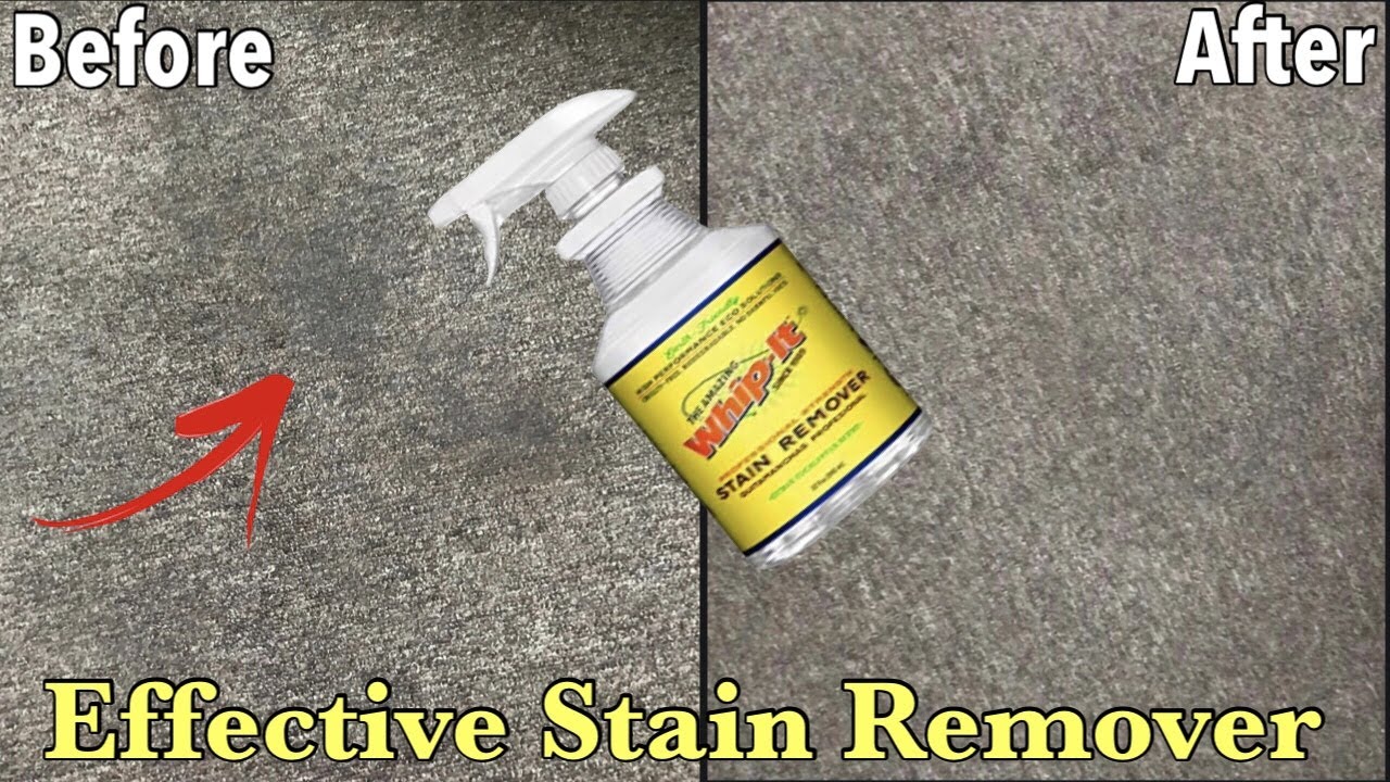 DEEP CLEANING my carpet using..The Amazing WHIP IT Multipurpose Stain ...