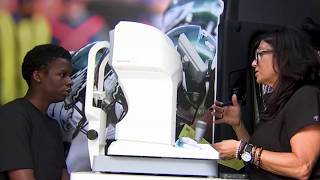 Eagles Eye Mobile gives free eye exams and glasses to local kids