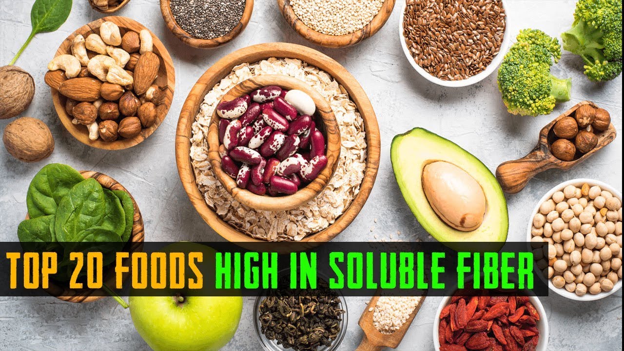 Top 20 Foods High In Soluble Fiber High Fiber Foods Food Fiber Foods