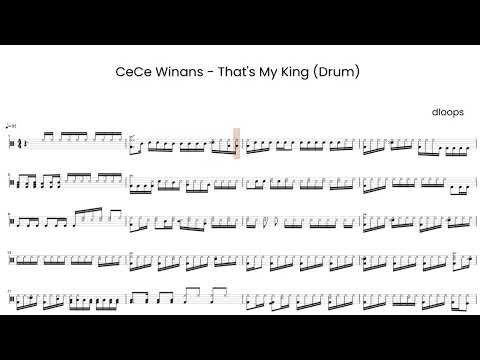 That's My King (DRUM SCORE) - CeCe Winans 