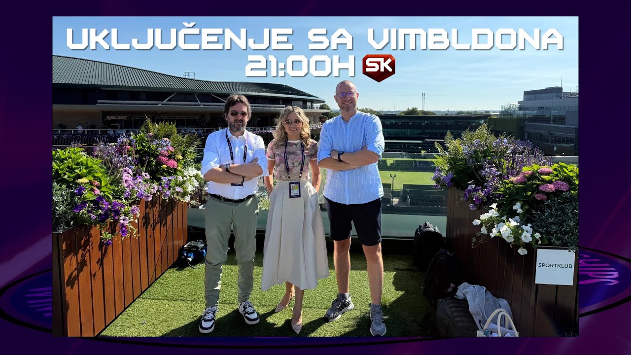 Wimbledon, odjava dana (30.6.2025) I SPORT KLUB Tenis - YouTube