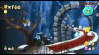 Super Mario Galaxy 2 - Haunty Halls Galaxy's Green Stars