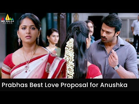 Prabhas Best Love Proposal for Anushka | Mirchi | Latest Telugu Scenes | Nagineedu @SriBalajiMovies - SRIBALAJIMOVIES