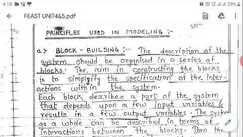 SYSTEM SIMULATION- Principles used in Modelling