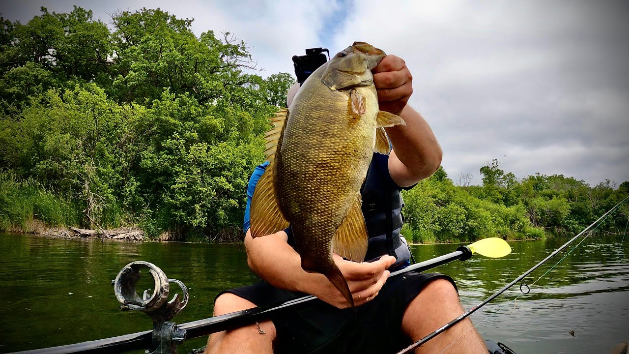7 Mile Minnesota River Float  (Topwater Bass Fishing)