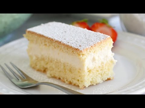 How to Make Torta Paradiso - Italian Paradise Cake with Milk Cream