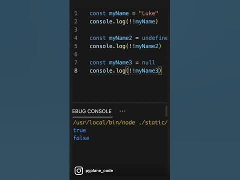 Always get a boolean value in Javascript - YouTube