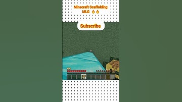 Minecraft Scaffolding MLG 🔥🔥 #shorts #004 #viralshorts