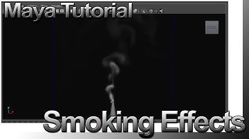 How to create smoke in maya or Dynamics Effects and Fluid Effects