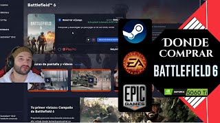 Dónde comprar Battlefield 6 PC: Steam, EA o Epic – Guía rápida!!