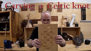 Carving a Celtic knot