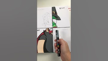 Drawing Homer Simpson in 4 different styles! All in one video! ✏️ #shorts #art #posca