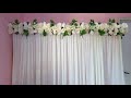 Diy wedding backdrop english style  engagement backdrop  wedding decoration ideas 