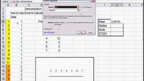 Excel Statistics Demo