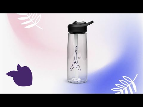 Sports Water Bottle Clear • Paris by tsgabrielle™