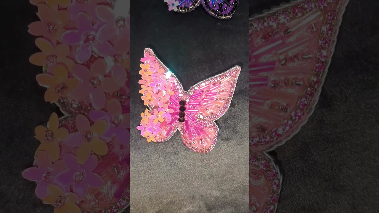Броши бабочки 