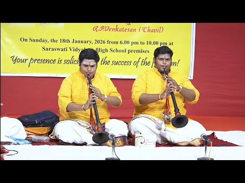 Nadhaswaram Desur Brothers S Shanmugasundaram S Sethuraman Saraswathi vidhyalaya School concert Pune