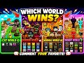 🎮 SprunkiVerse 🔥 CAT WORLD vs HORROR WORLD vs NORMAL WORLD vs DESERT WORLD!