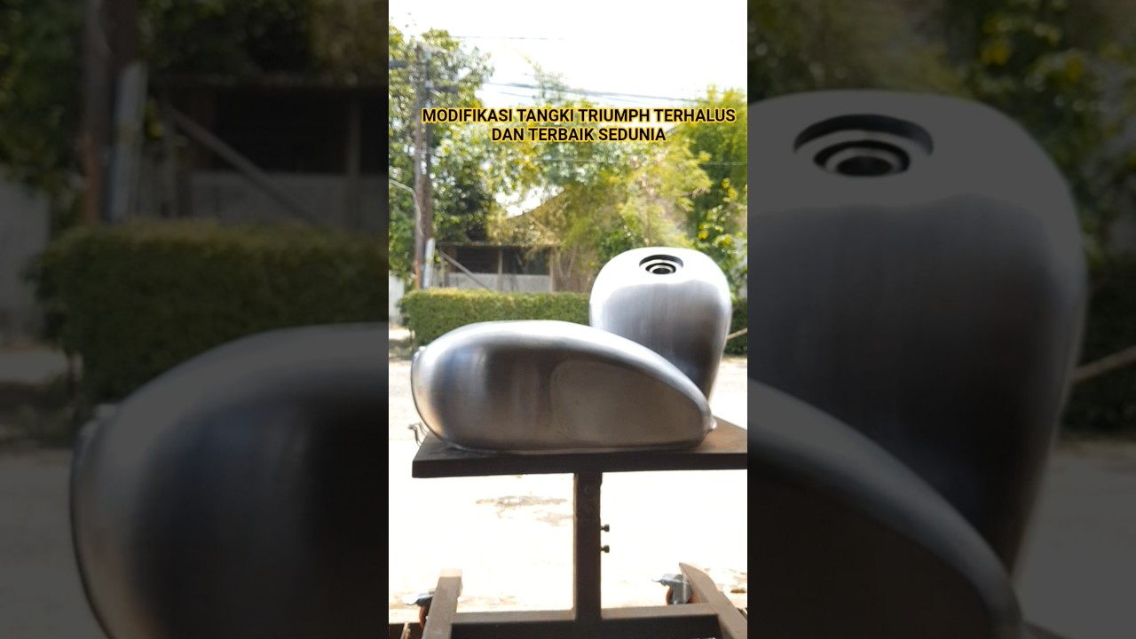 modifikasi tangki triumph terhalus sedunia!!  presisi bebas dempul🔥 