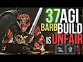 37 agility barb build is absolutely not fair  dark and darker